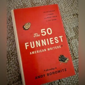 The 50 funniest American writers book hardcover Andy Horowitz mark twain